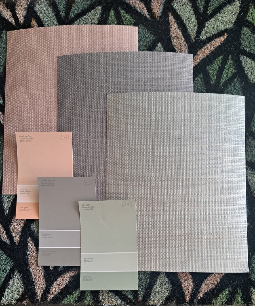 Sisal Grasscloth Peach