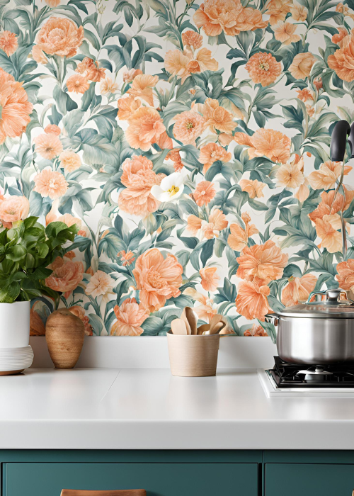 Wallpaper Backsplash