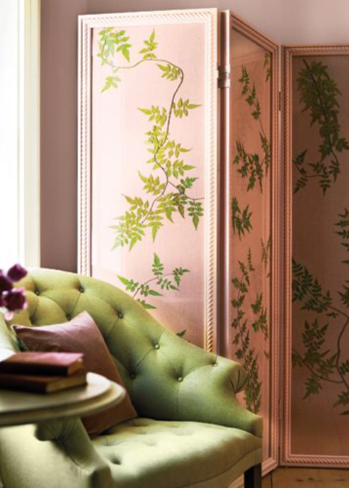 Wallpapered Room Dividers
