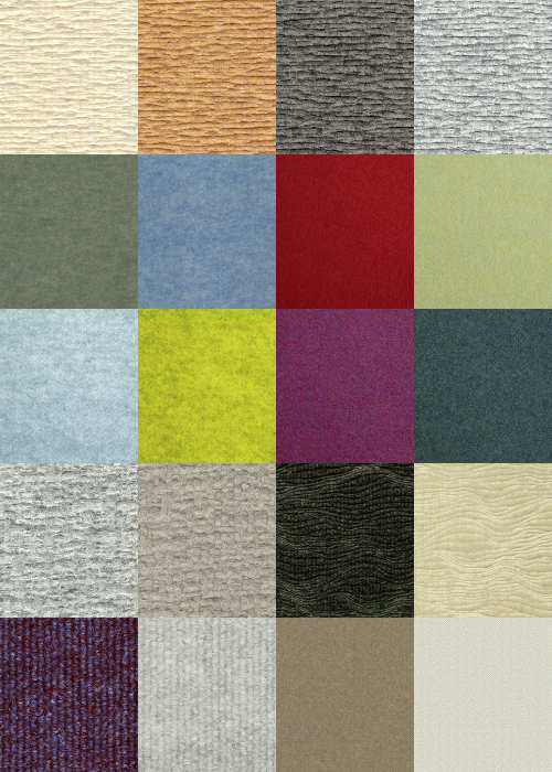 Acoustic Wallcovering Colours And Textures