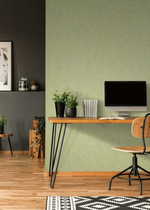 Millstone Acoustical Wallcovering Chartreuse