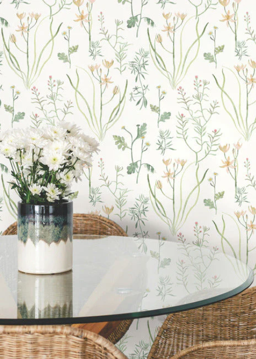 Alpine Botanical Peel And Stick Wallpaper