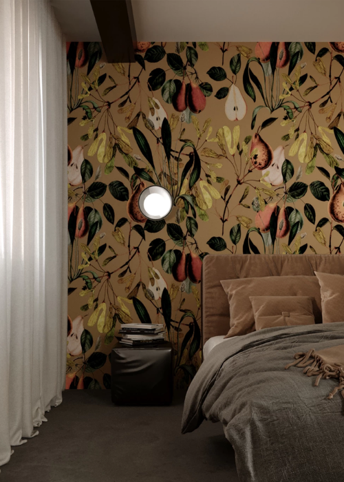 Hotel Room Wallpaper Pears