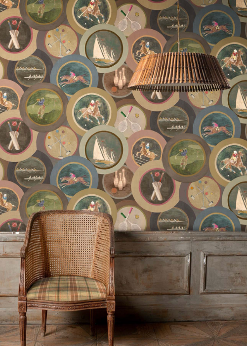 Nostalgic Wallpaper Golf And Polo Novelty