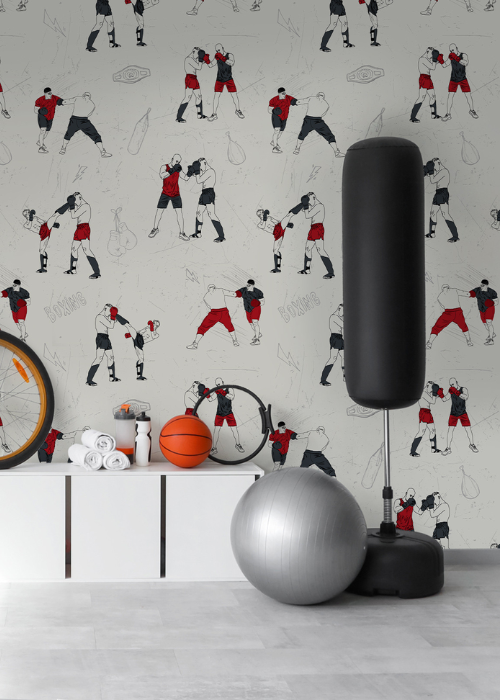 Play Room Wallpaper Boxing