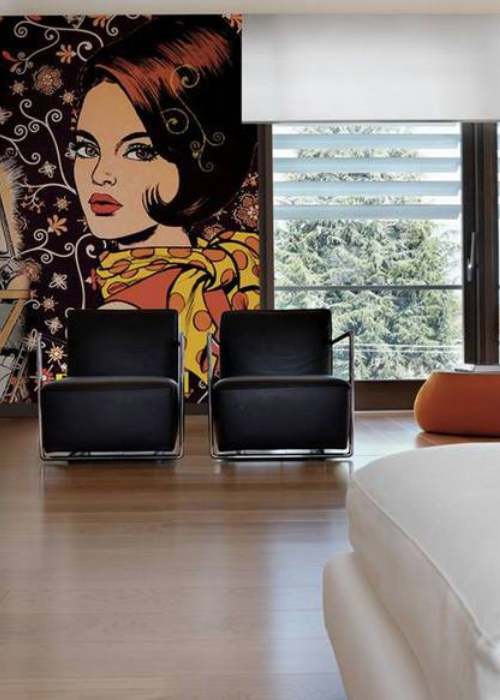 Trend Setter Novelty Mural Modern