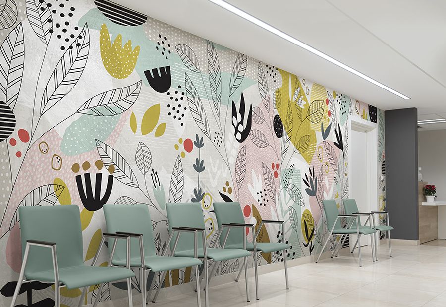 Esthetic And Clean Modern Private Clinic Or Vet Waiting Room