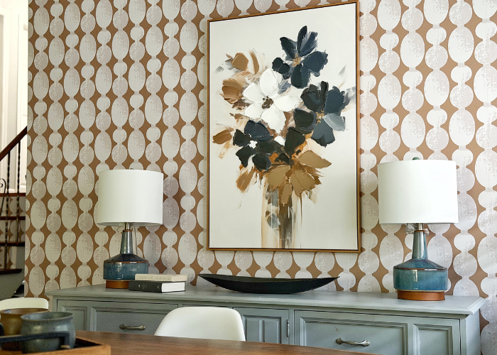 Bold Geometric Peel And Stick Wallpaper With Abstract Floral Artwork Otto Studio.jpg