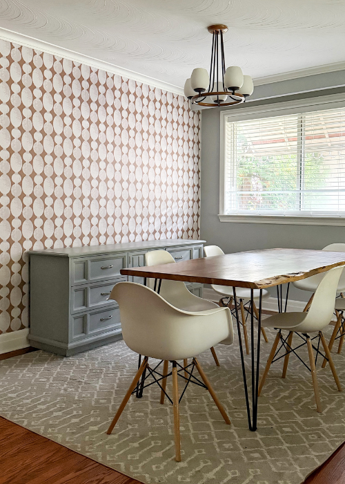 Dining Room After Wallpaper Otto Studio India's Knit Brown