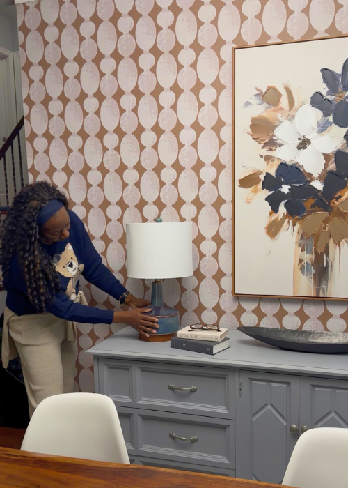 Mississauga Interior Decorator Omb Wallpaper Consultants Dining Room With Wallpaper