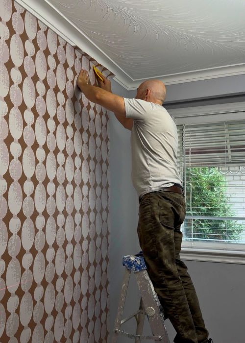 Peel And Stick Wallpaper Install Omb Wallpaper Consultants Mississauge Interior Design Otto Studio Wallpaper