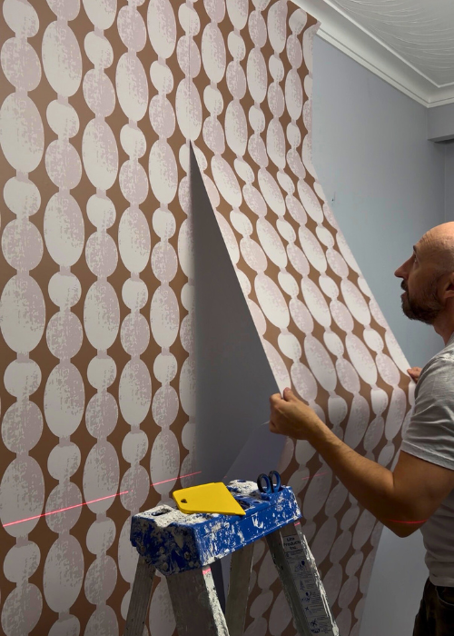 Peel And Stick Wallpaper Install Omb Wallpaper Consultants Mississauge Interior Design