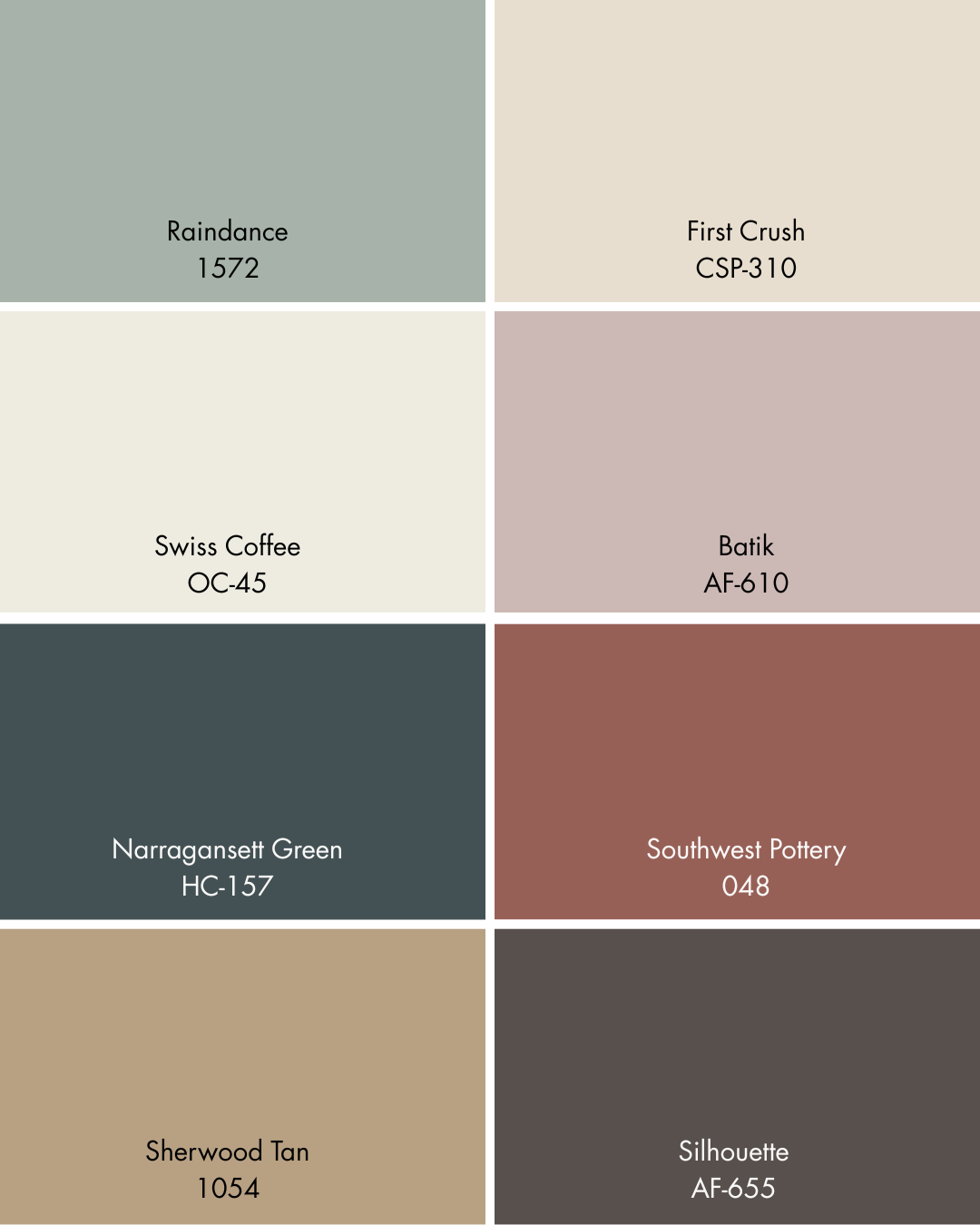 Benjamin Moore Color Of The Year Palette 2026