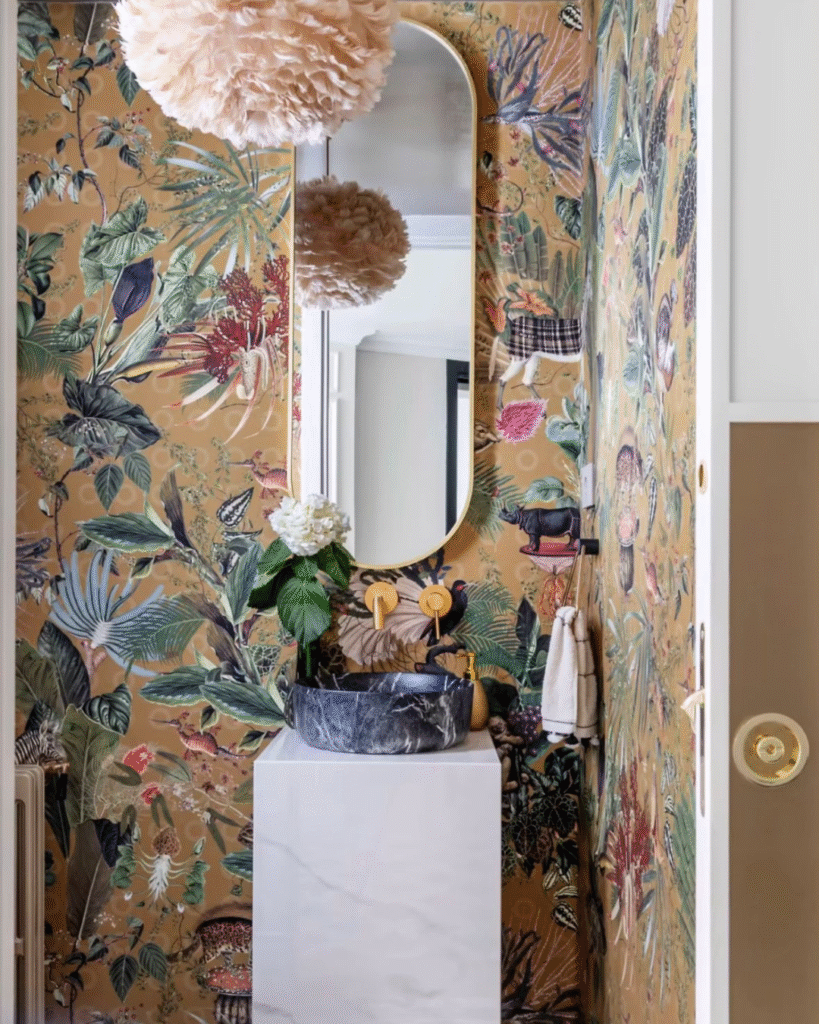 Maximalist Powered Room Design Wallpaper