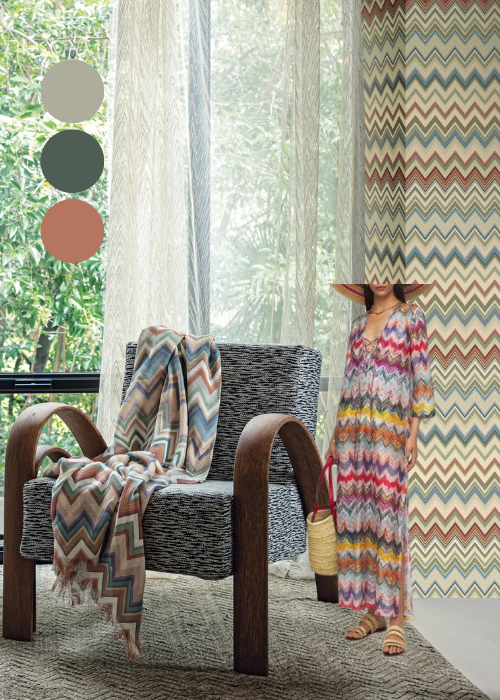 When Fashion Becomes Wall Art: The Missoni Pattern That Changed Interiors